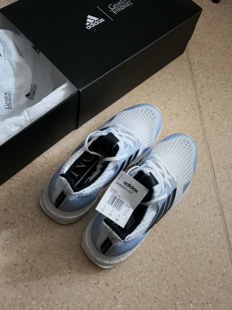 Adidas Ultra Boost Game Of Thrones Got White Walker Edition Men S Fashion Footwear Sneakers On Carousell