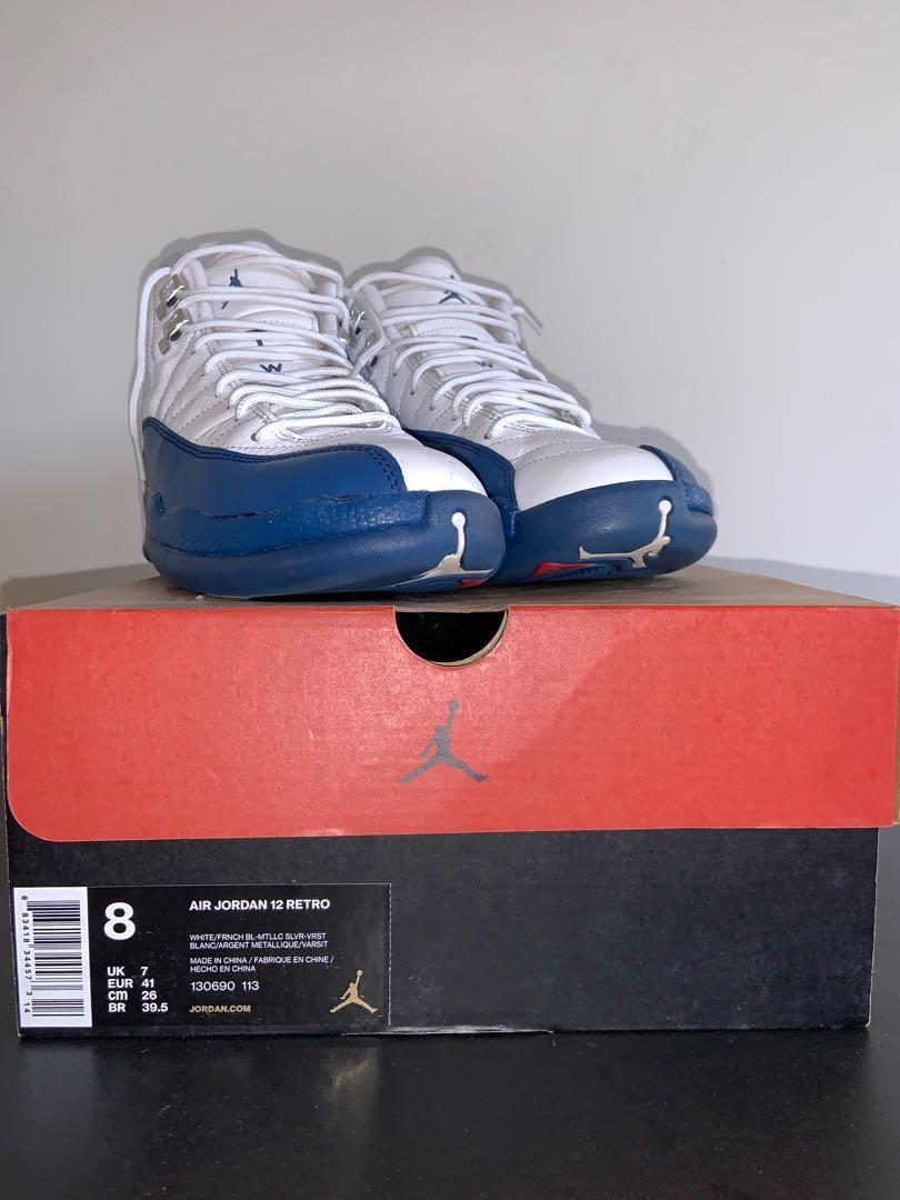 jordan 12 french blue mens