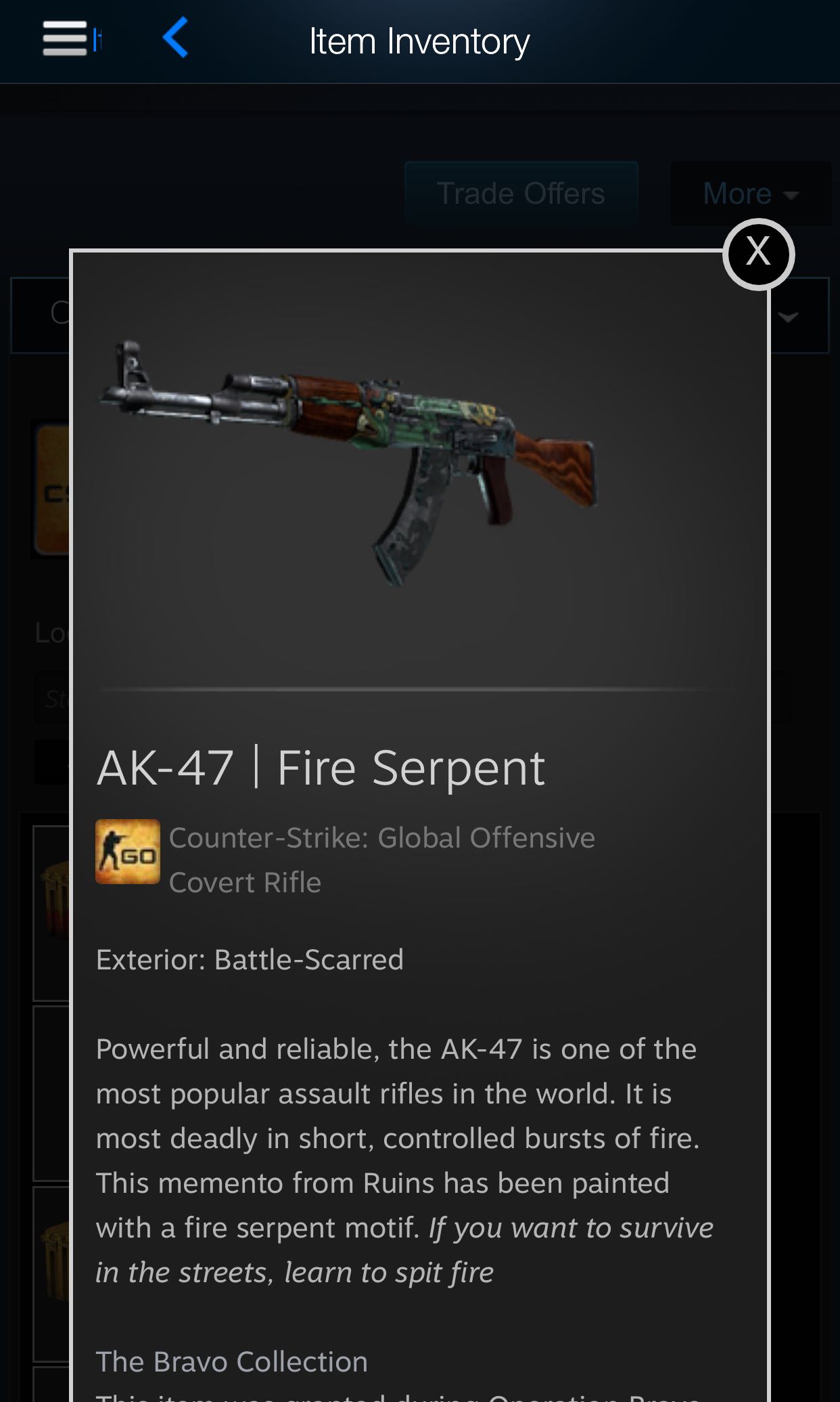 Ak47 Fire Serpent Bs Toys Games Video Gaming In Game Products On Carousell - ak47 icon roblox