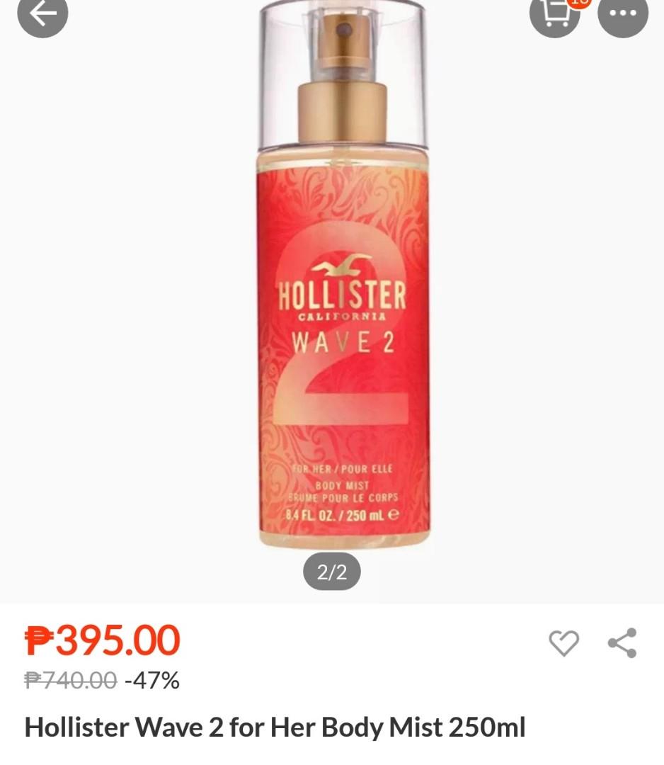 Hollister wave 2 body spray online