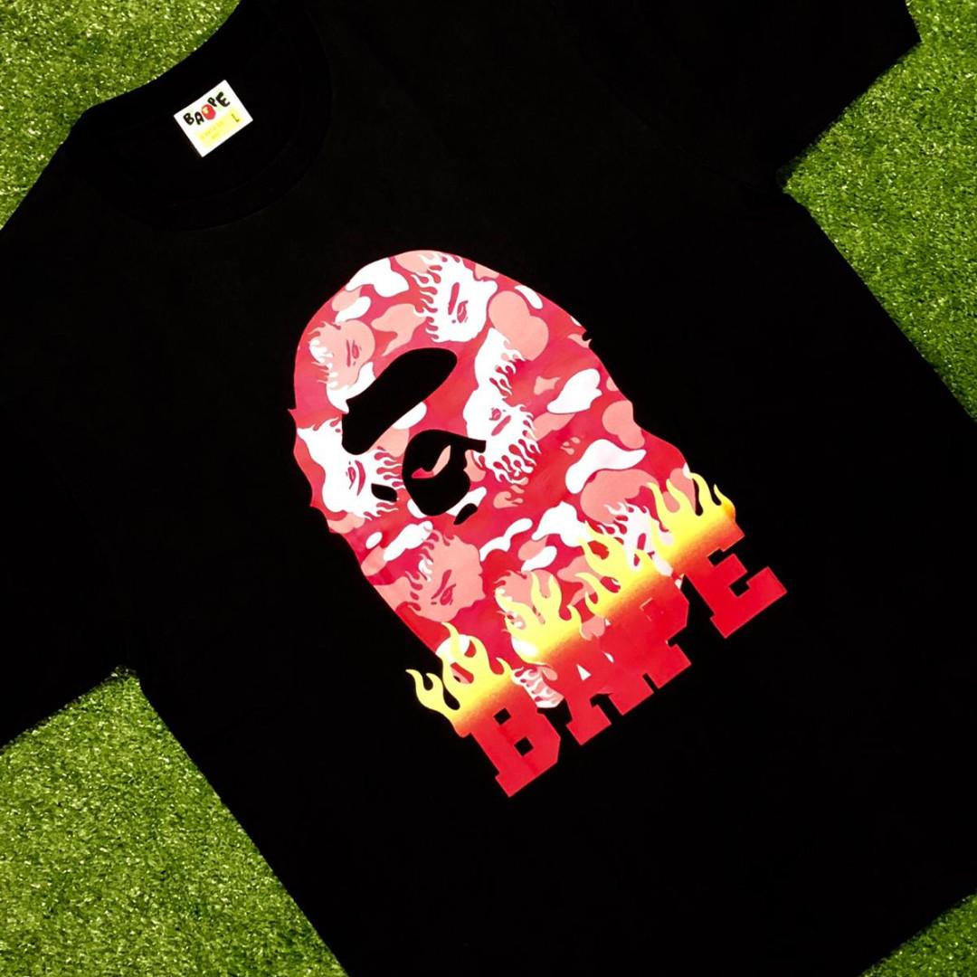 Fire camo bape online