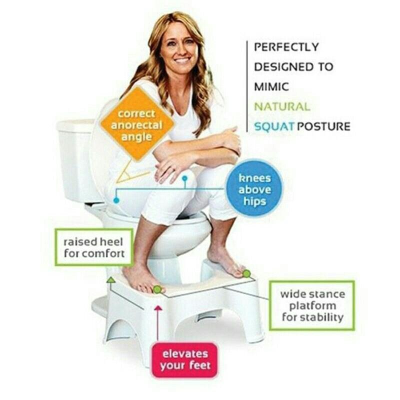 Bathroom natural squat squatty potty toilet stool healthy footrest