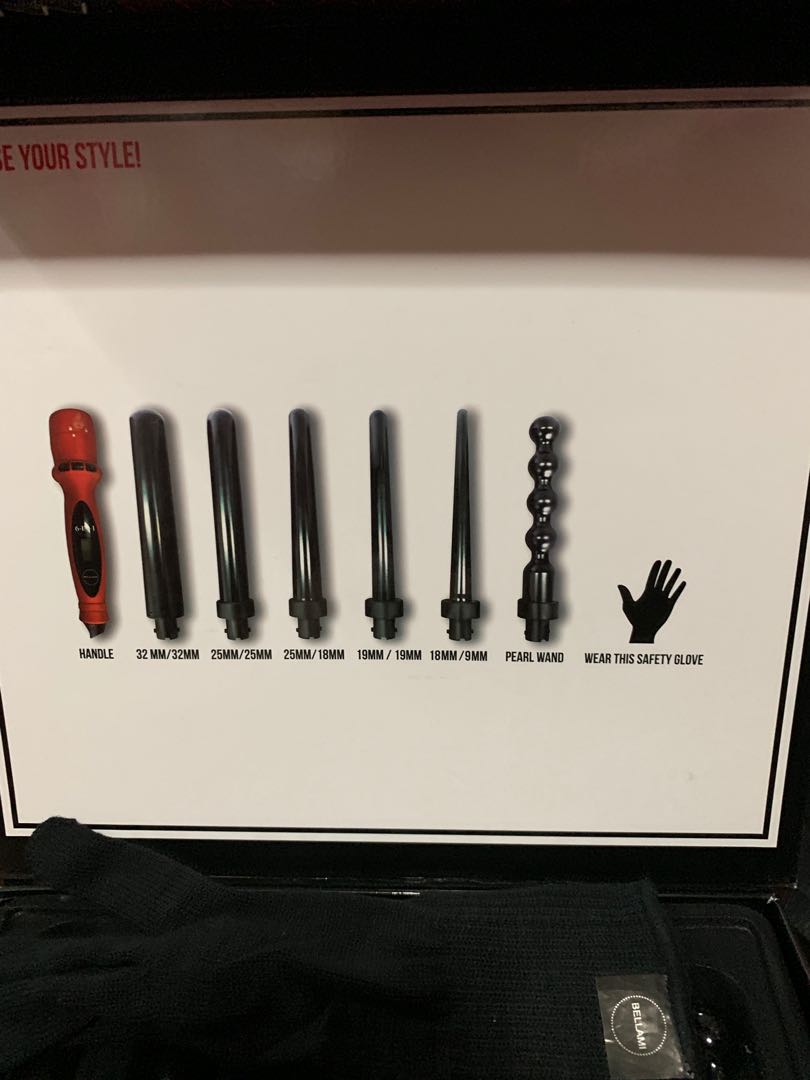 bellami curling wand 12 in 1