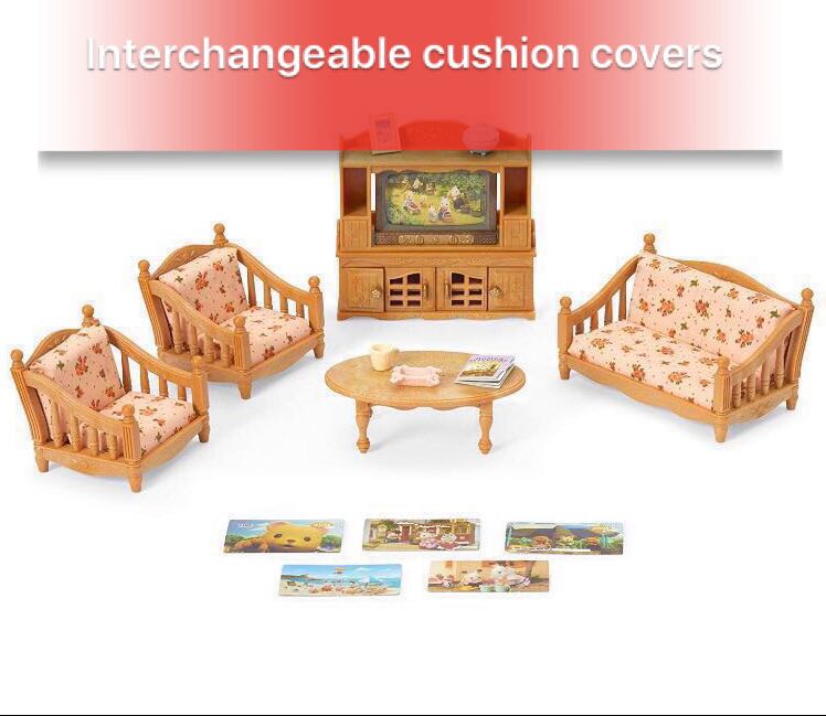 Bn Sylvanian Families Calico Critters Comfy Living Room Set