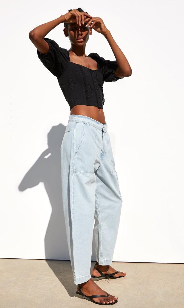 Zara slouchy pinzas deals