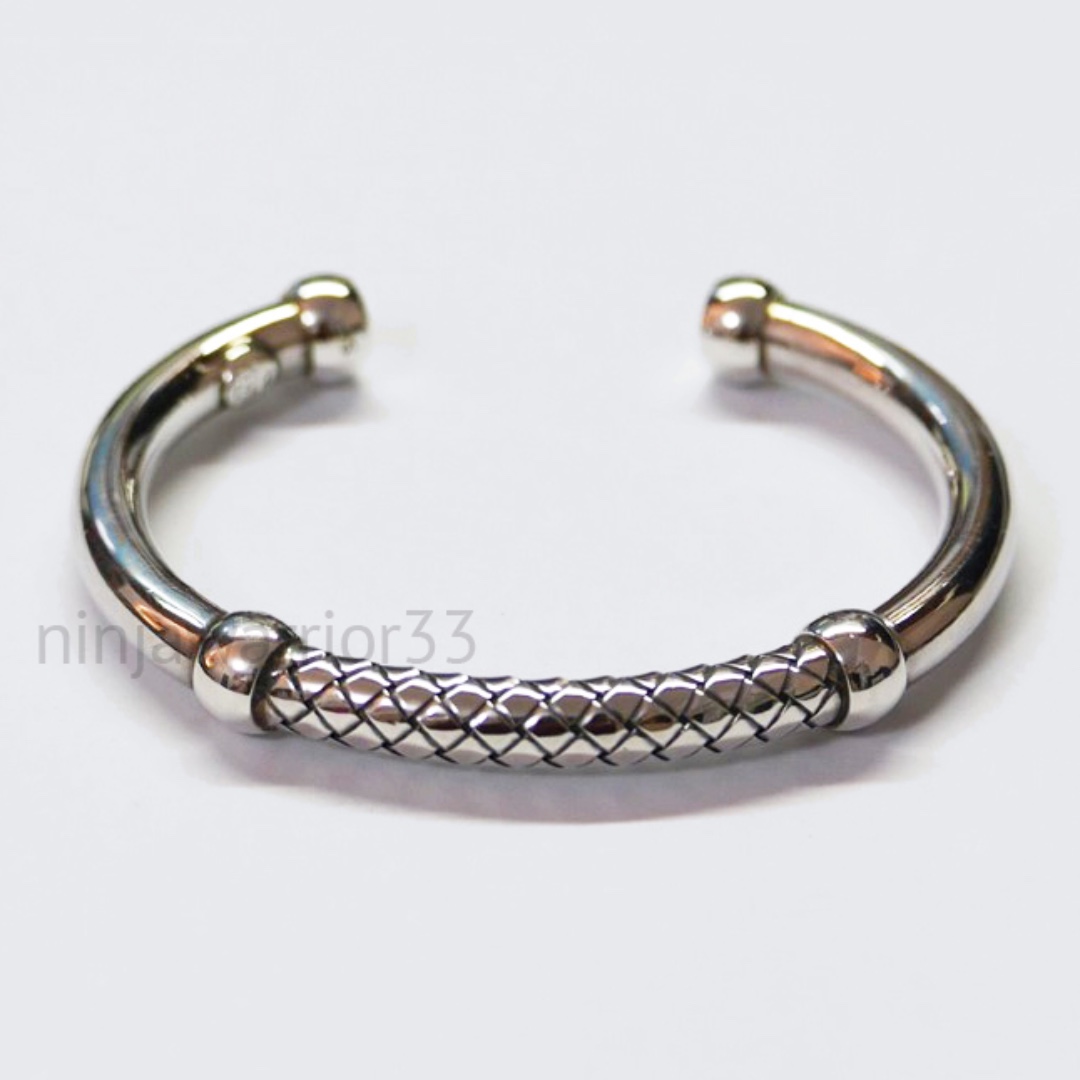 Bottega veneta bracelet silver hot sale