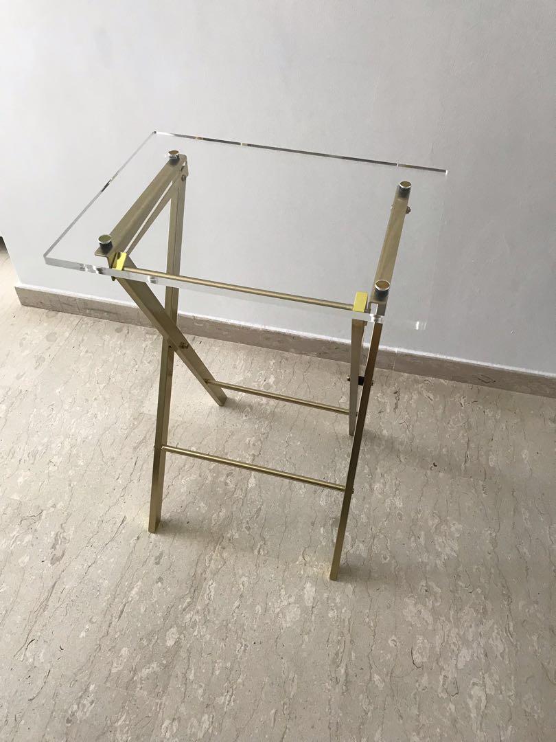Novo acrylic folding table discount