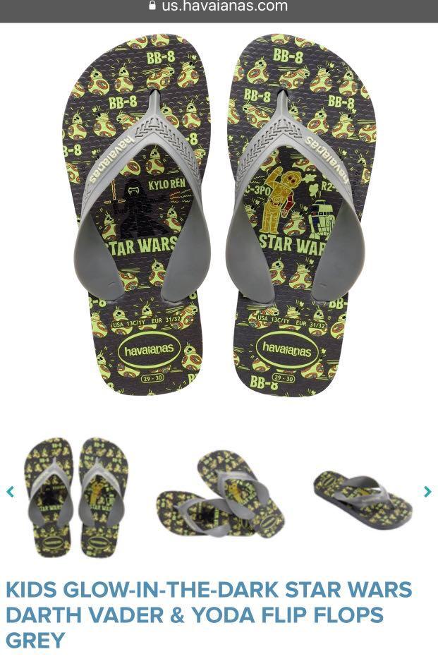 baby yoda flip flops
