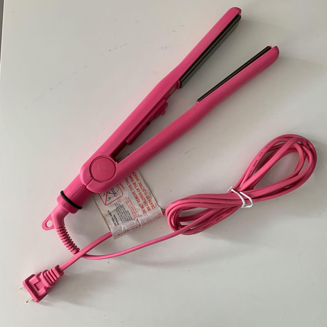 HerStyler Titanium Hair Flat Iron Straightener Curler Beauty Personal Care Hair on Carousell