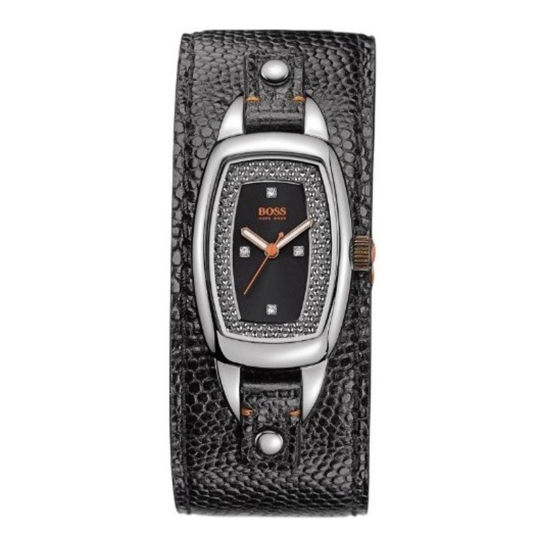hugo boss watches orange and black