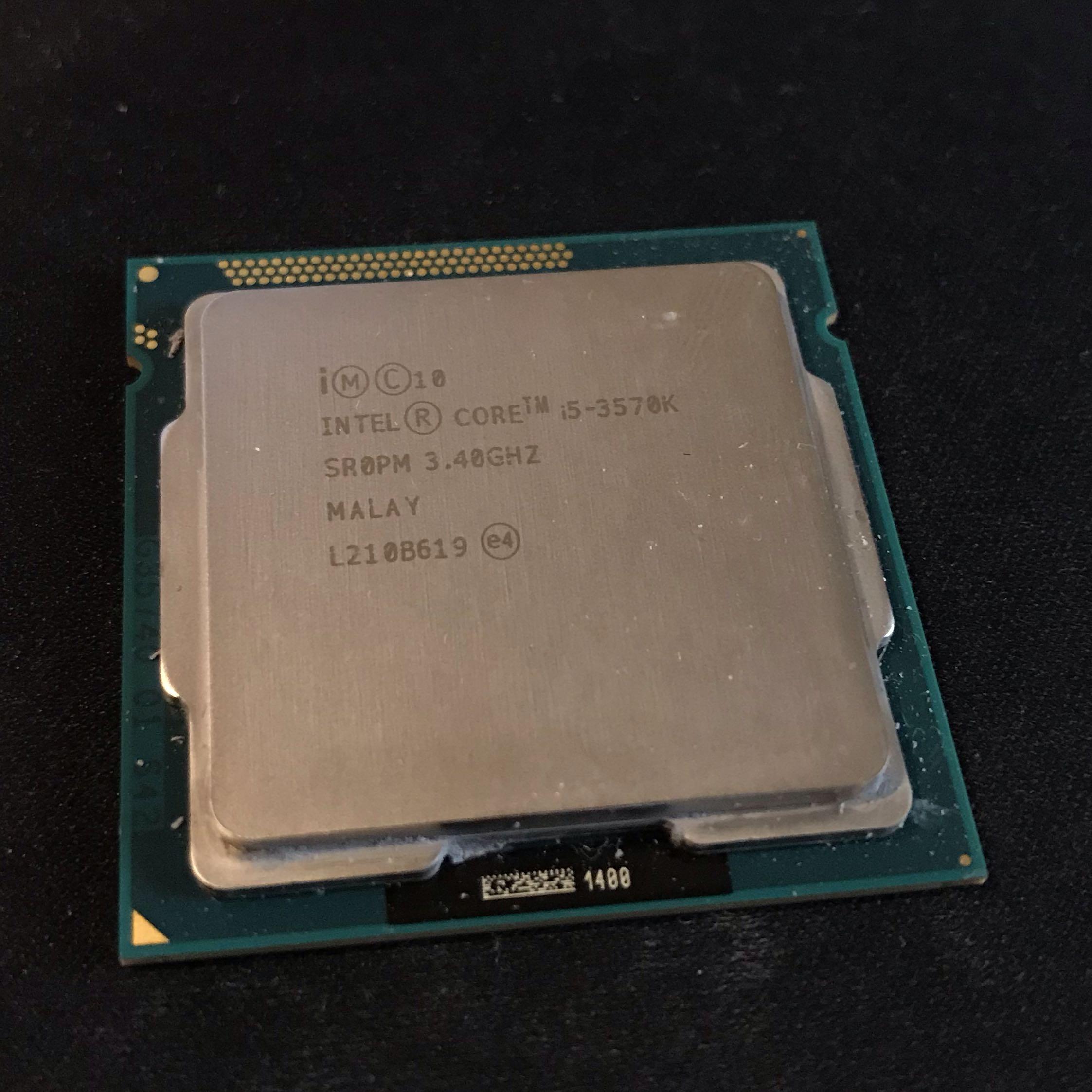 Intel Core i5-3570K 3.4Ghz, Computers & Tech, Parts & Computer Parts on Carousell