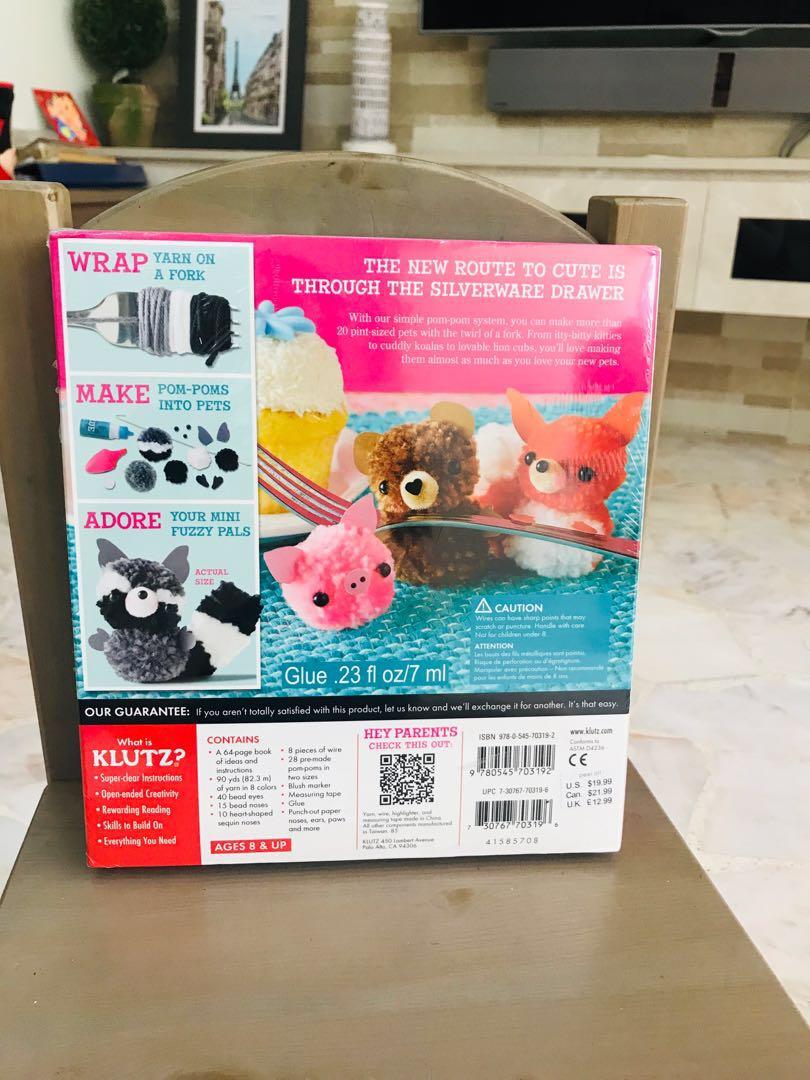 Klutz Mini Pom Pom Pets Art Craft Knitting Children Art Toys Games Stuffed Toys On Carousell