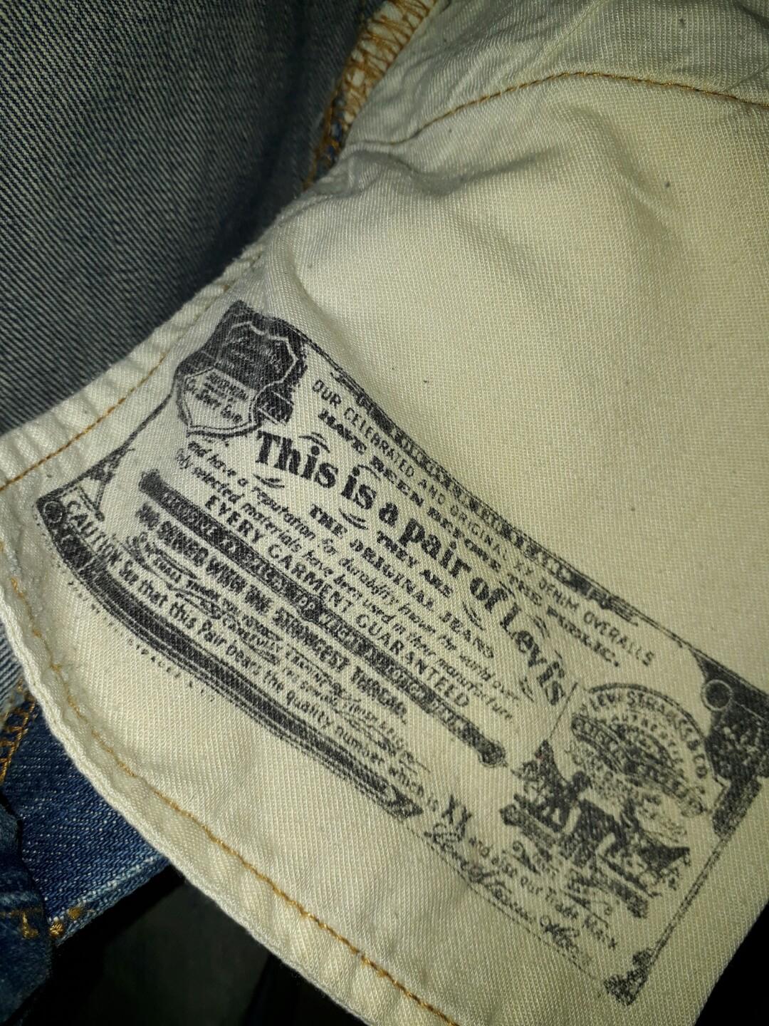 buy used levis 501