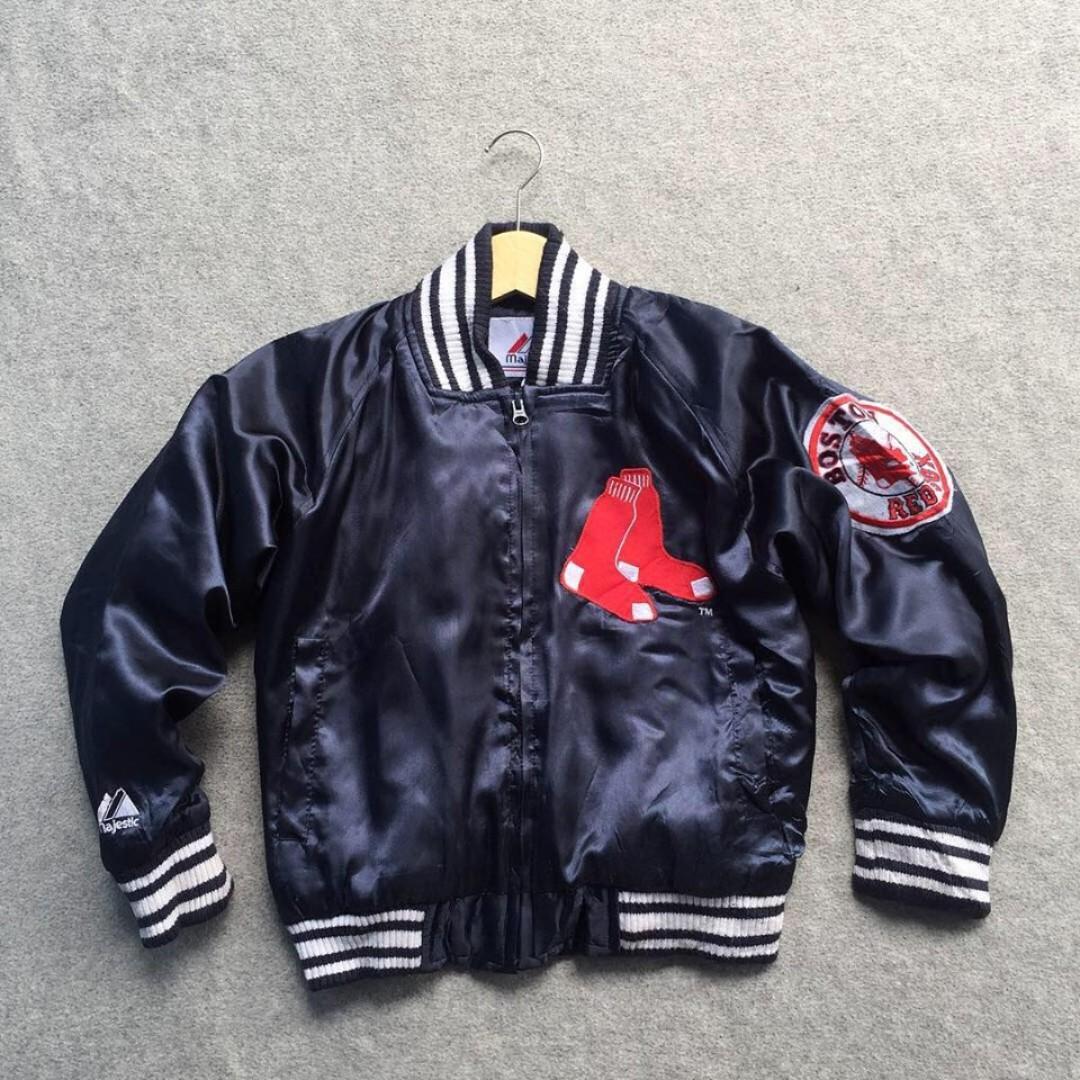 majestic red sox jacket