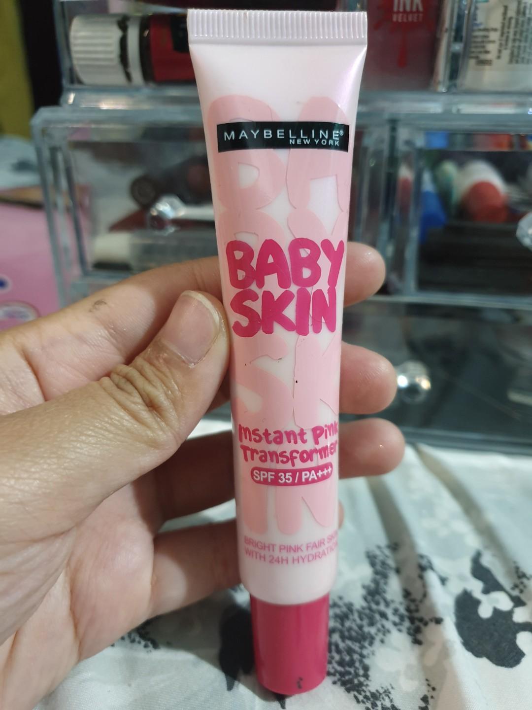 maybelline baby skin instant pink transformer review
