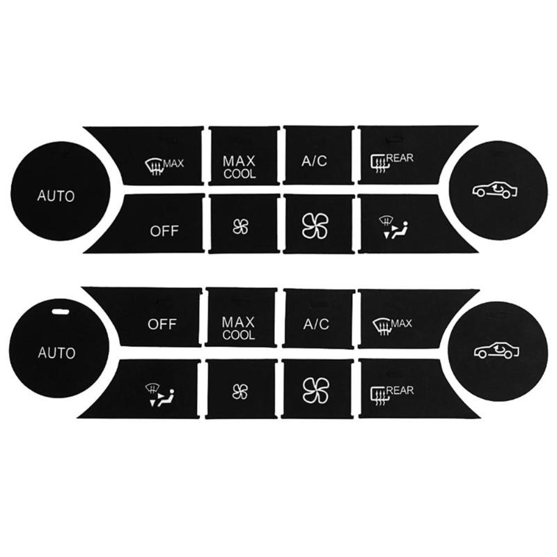 Mercedes w204 C180 C200 C Class Aircon A/C Control Button Sticker, Car