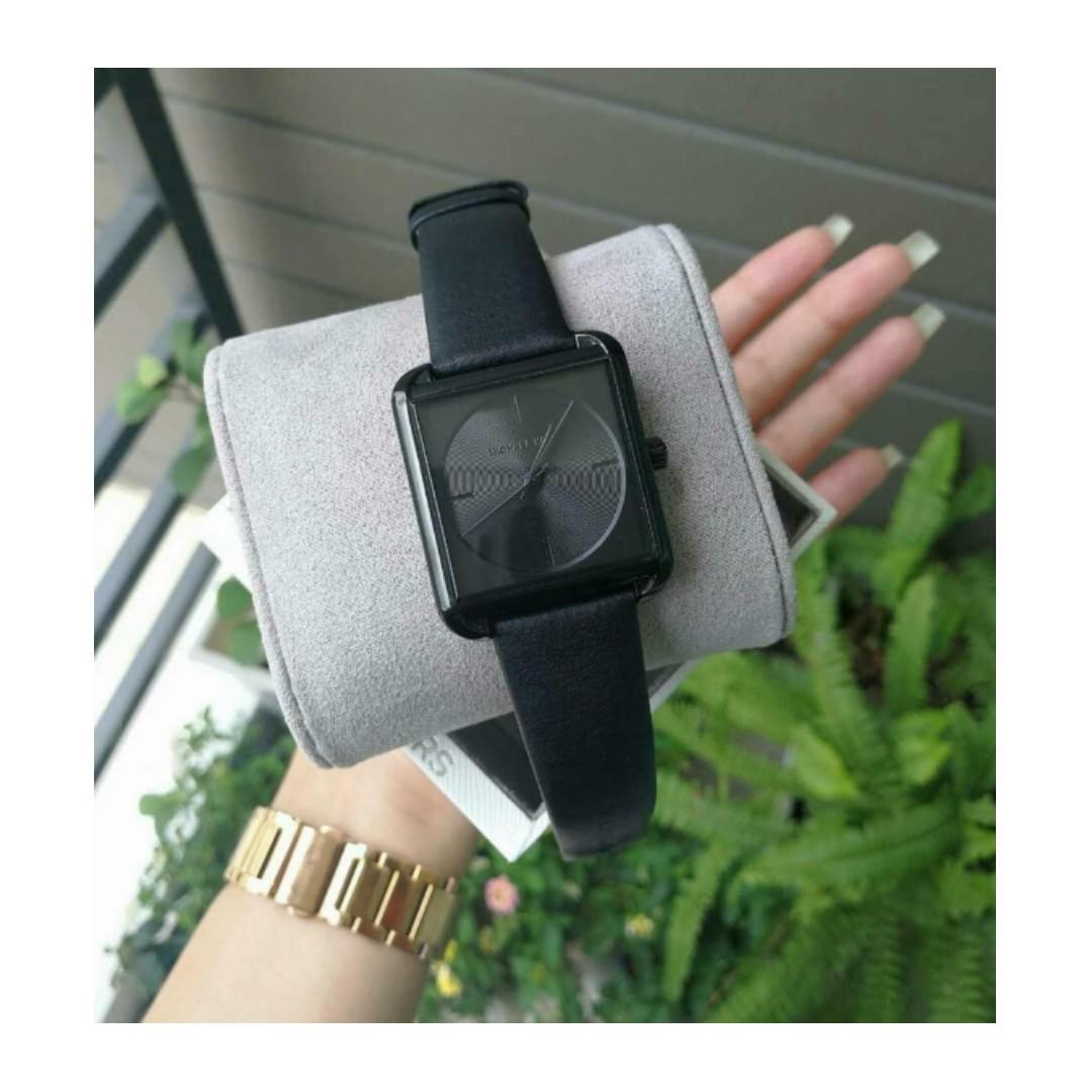 michael kors lake leather watch