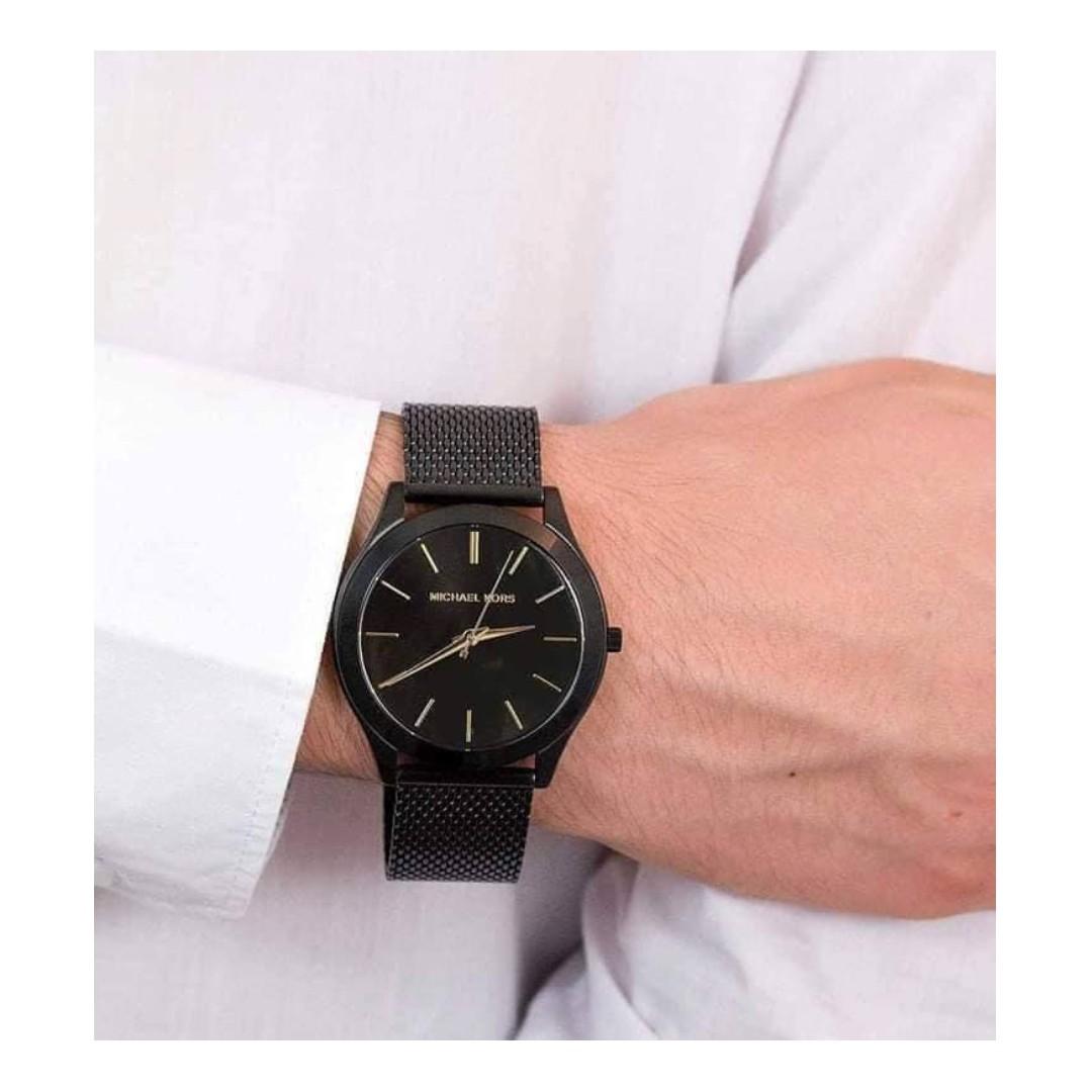 Michael Kors Slim Runway Black Men's Watch - MK8607, Women's Fashion,  Watches & Accessories, Watches on Carousell