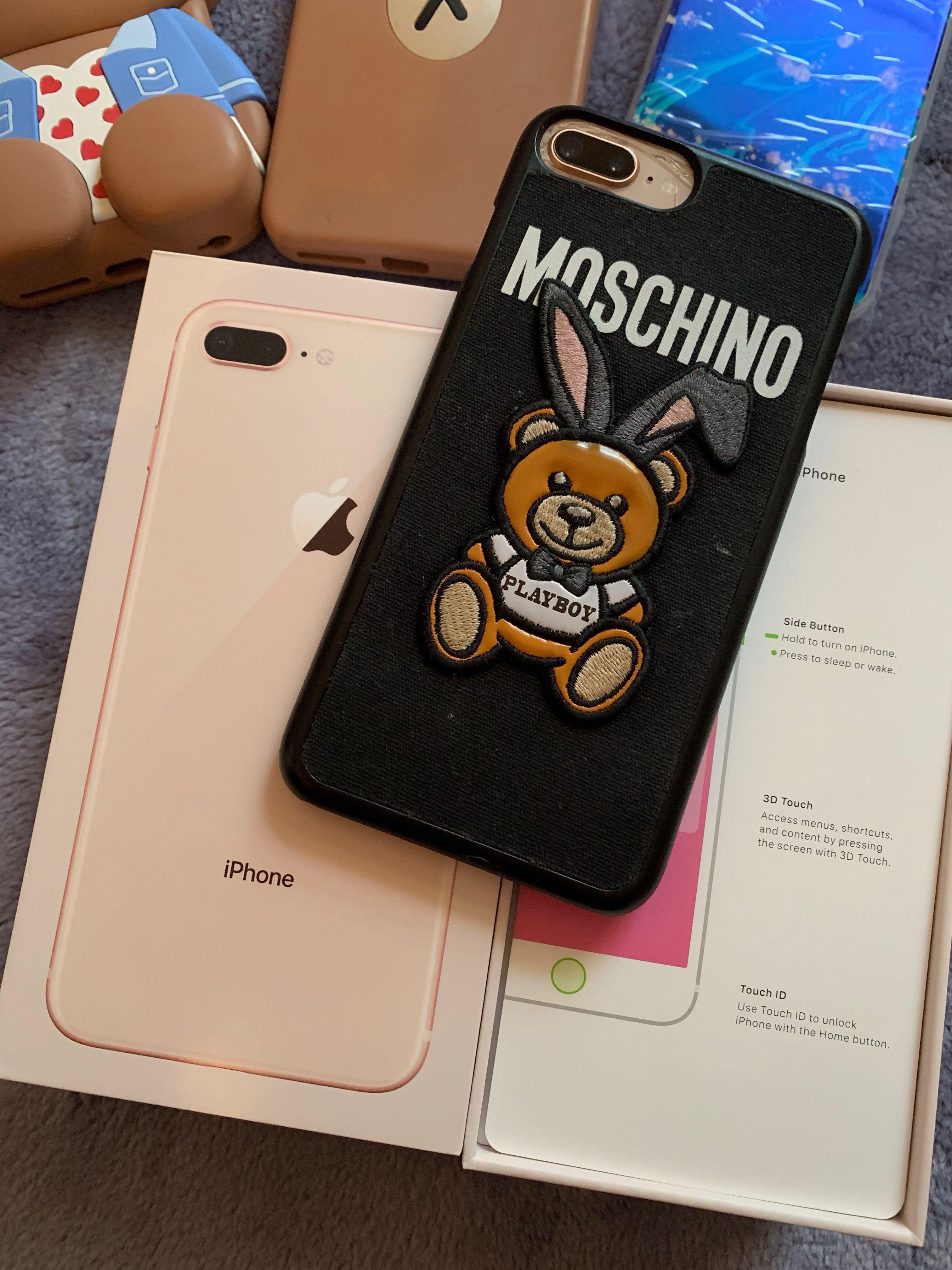 Moschino iPhone 8 Plus case , Luxury 