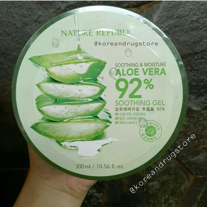 Nature Republic Aloe Vera Soothing Gel Original Kesehatan Kecantikan Kulit Sabun Tubuh Di Carousell