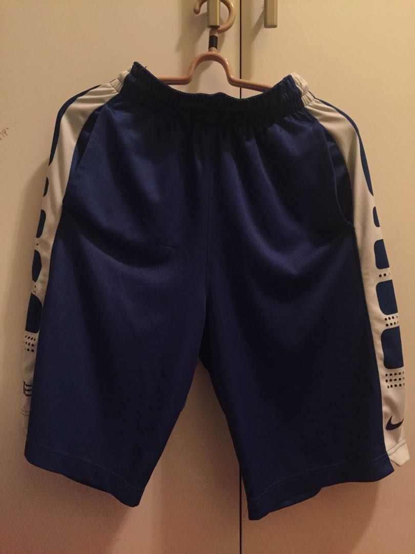 Nike elite shorts (blue), Men's Fashion, Activewear on Carousell