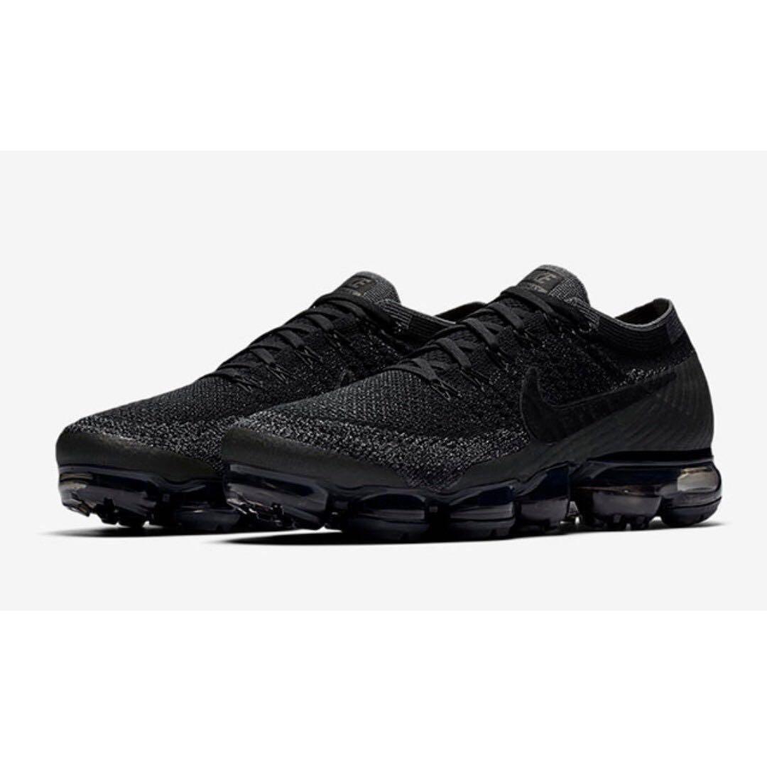 vapormax black size 9