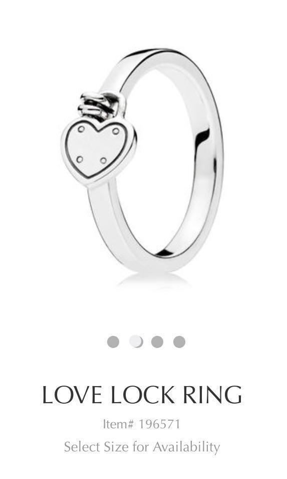 Love lock ring pandora outlet
