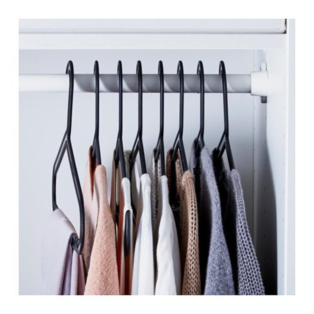 RARE IKEA BAGIS BLACK HANGERS Furniture Home Living Home Improvement Organisation Storage Boxes Baskets on Carousell