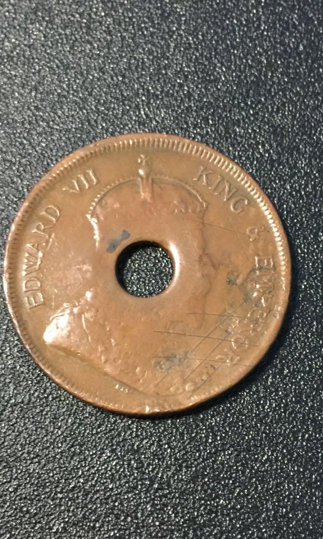 Rare king Edward V11 1 cent coin nice condition, Hobbies & Toys