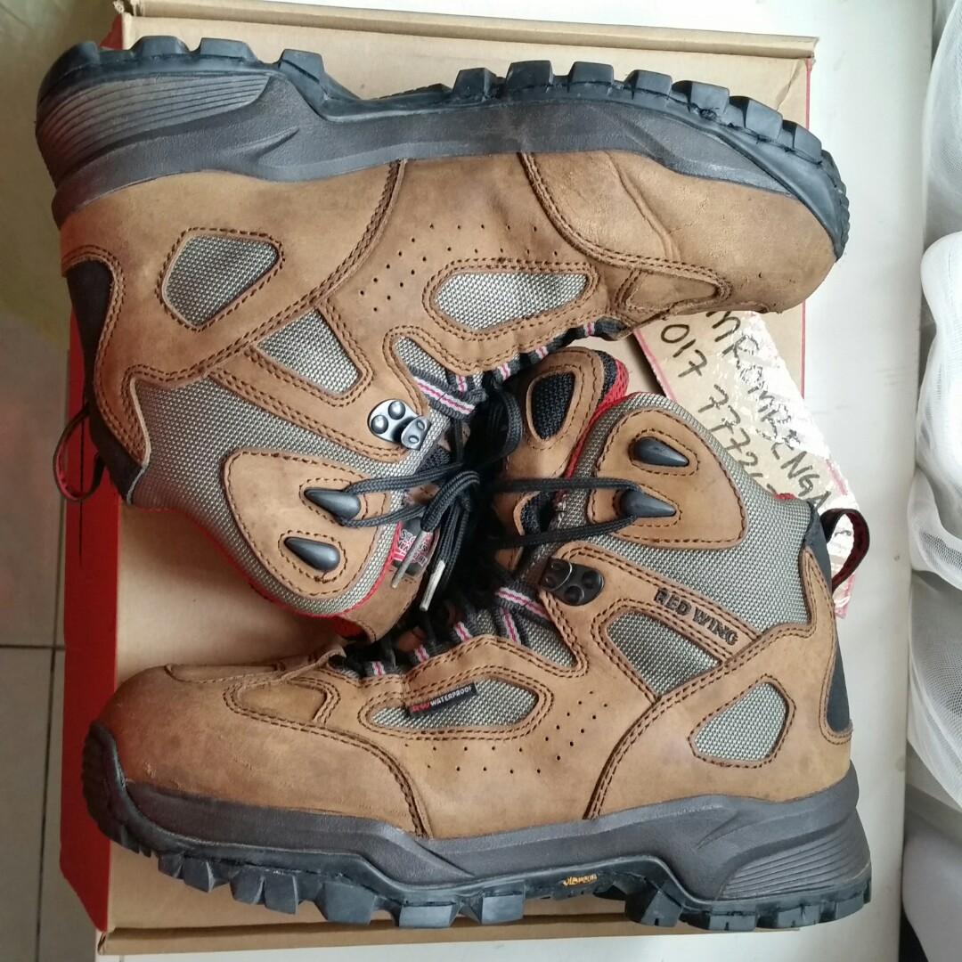 678 red best sale wing work boot