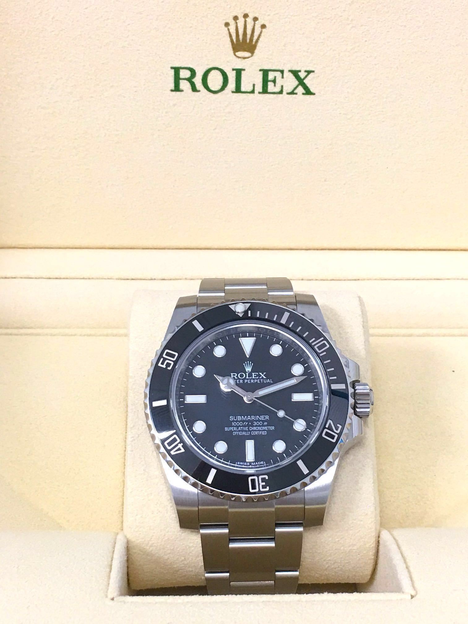 Rolex Submariner No Date 114060LN 