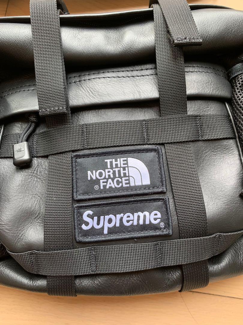 Supreme x The North Face Leather Mountain Waist Bag, 男裝, 袋, 腰