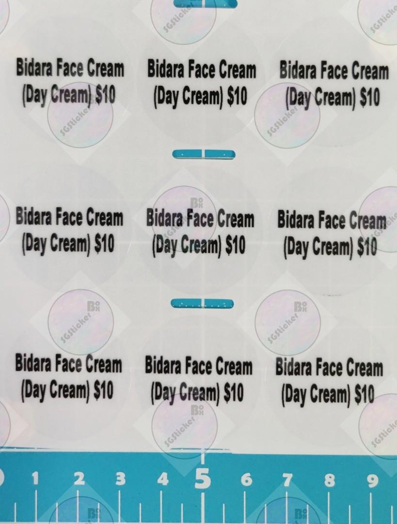 Transparent Circle 3cm Stickers Price Label Vintage