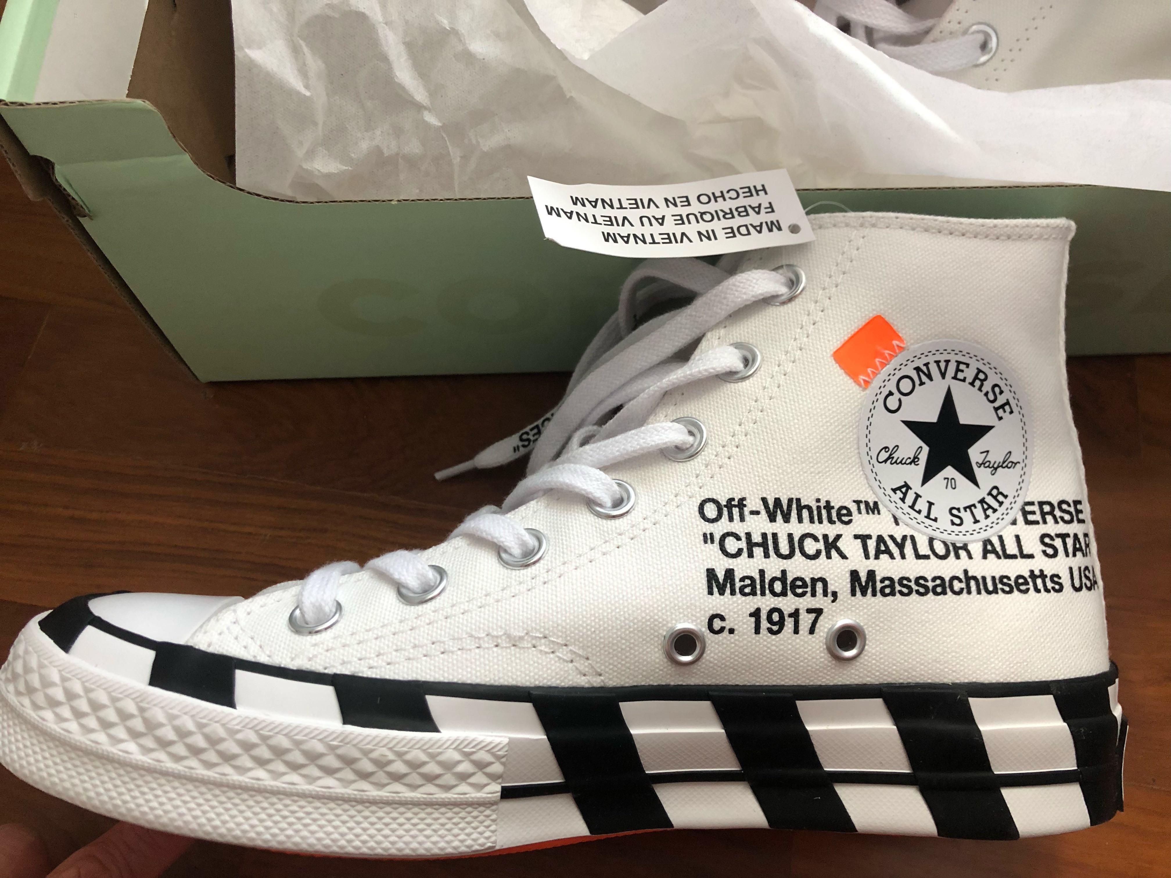 UK 4.5 Converse Off-white BNIB - Limited Edition, Men's Fashion, Footwear,  Sneakers on Carousell