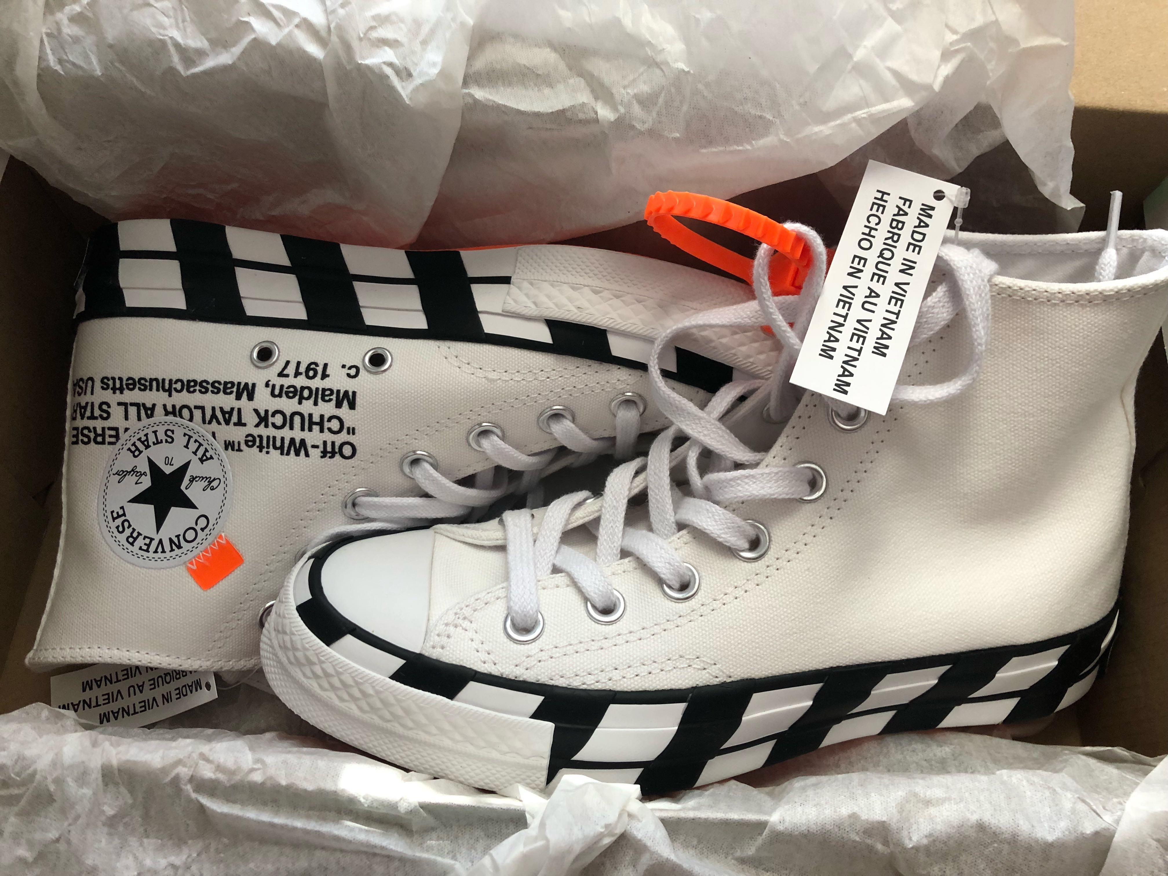 UK 4.5 Converse Off white BNIB Limited Edition Men s Fashion Footwear Sneakers on Carousell