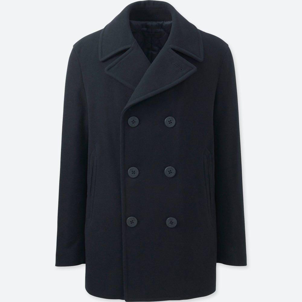 Uniqlo Double Breasted Coat Men s Fashion Coats Jackets and