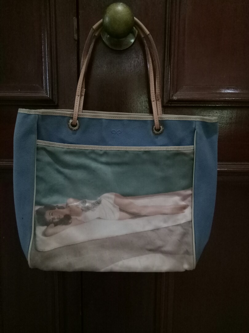 Used Anya Hindmarch totebag, Women's Fashion, Bags & Wallets, Tote Bags