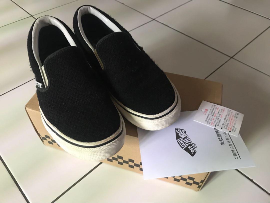 Vans slip on navy kanoko hot sale