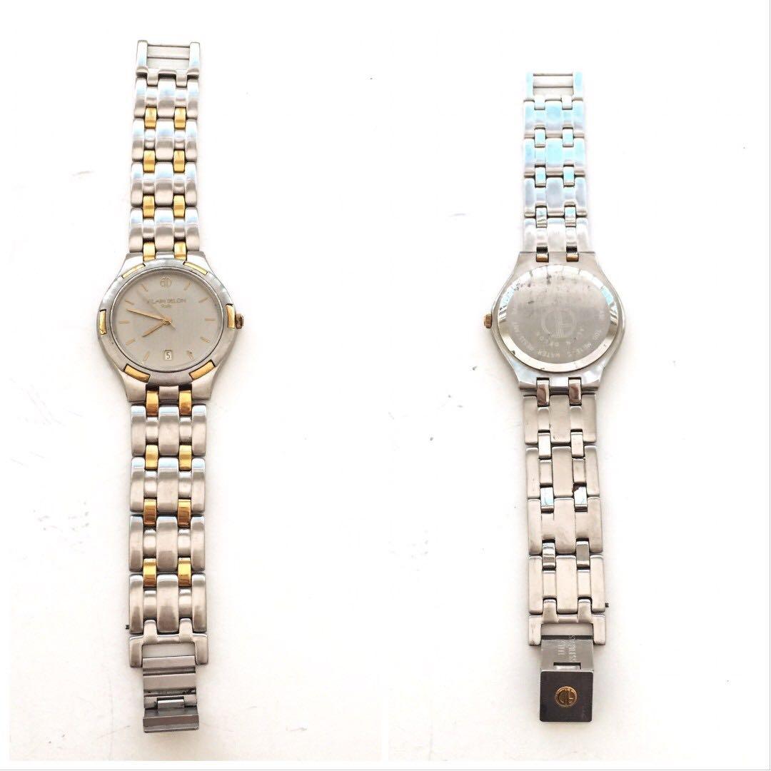 Vintage ALAIN DELON Stainless Steel Water Resistant Sapphire 5311 Men s Watch
