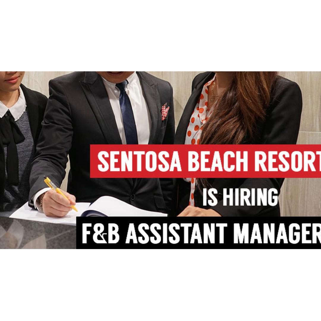 Wanted F B Assistant Operations Manager Jobs Hospitality F B On Carousell
