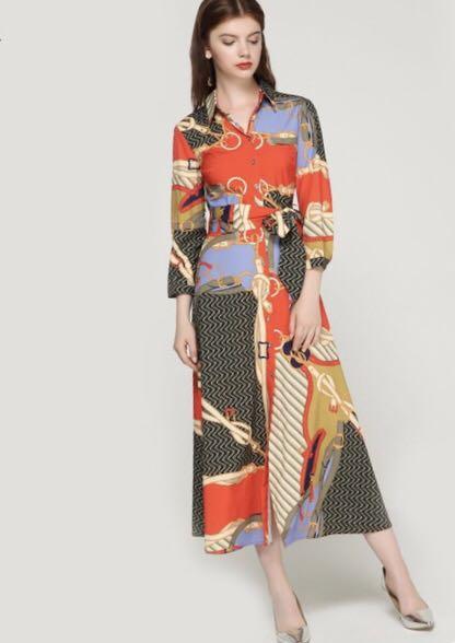 chain dress zara