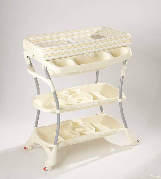 Baby bath and 2024 changing table combo