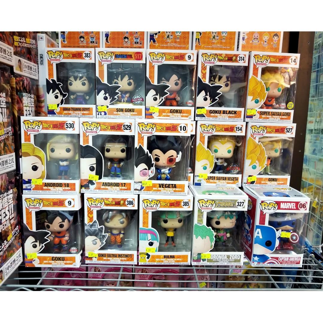 各款funko Pop Vinyl Figure Dragonball 龍珠pop 公仔 99 盒 元朗店取或順豐到付 興趣及遊戲 玩具 遊戲類 Carousell