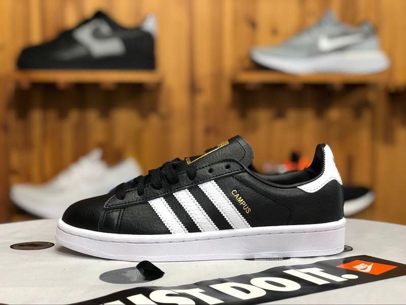 Adidas campus leather, Men's Fashion, Footwear, Sneakers on Carousell