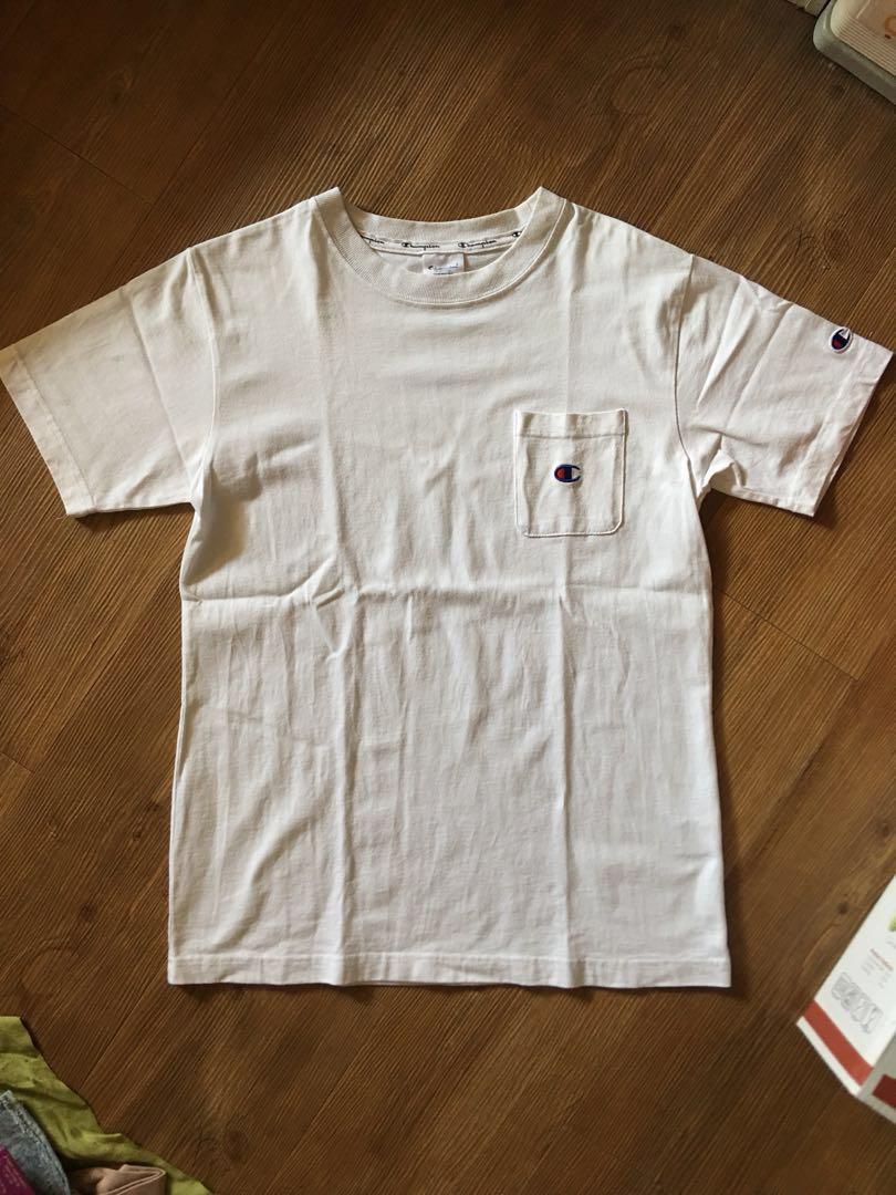 champion plain white t shirts