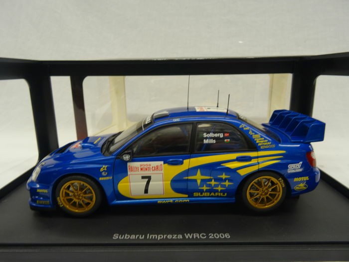 Autoart 1 18 Subaru Impreza Wrx Sti Wrc 7 Rally Monte Carlo Nt Minichamps Toys Games Others On Carousell