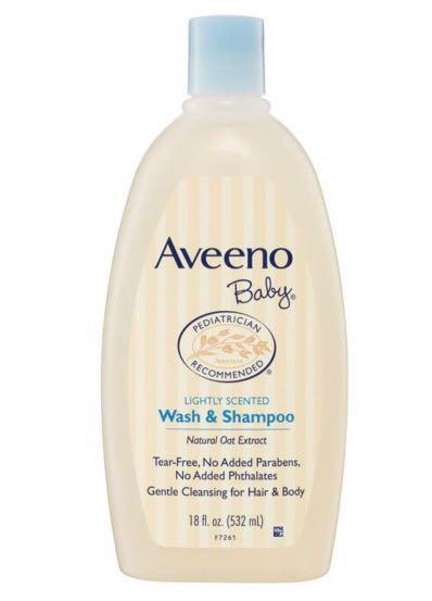 Aveeno Baby Daily Moisture Hair Body Wash Babies Kids