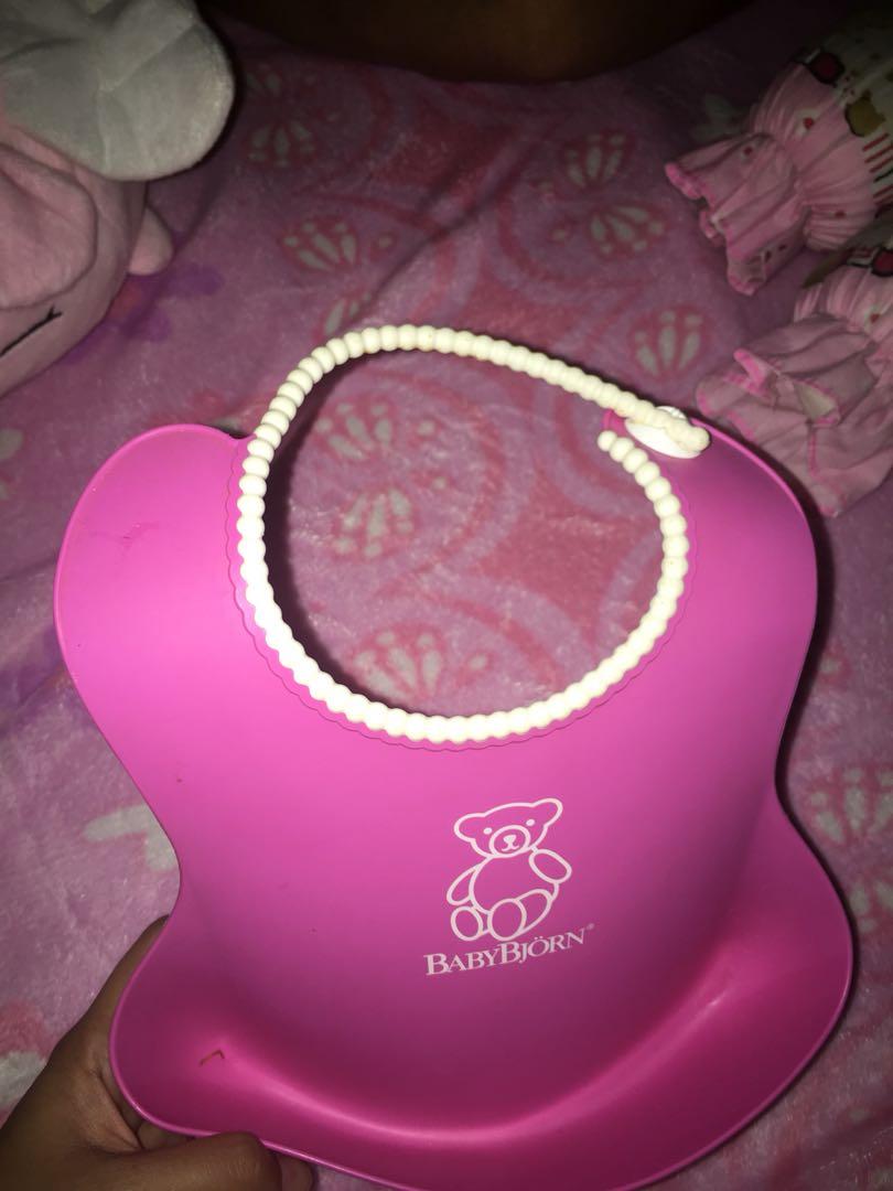 Baby bjorn silicone store bib