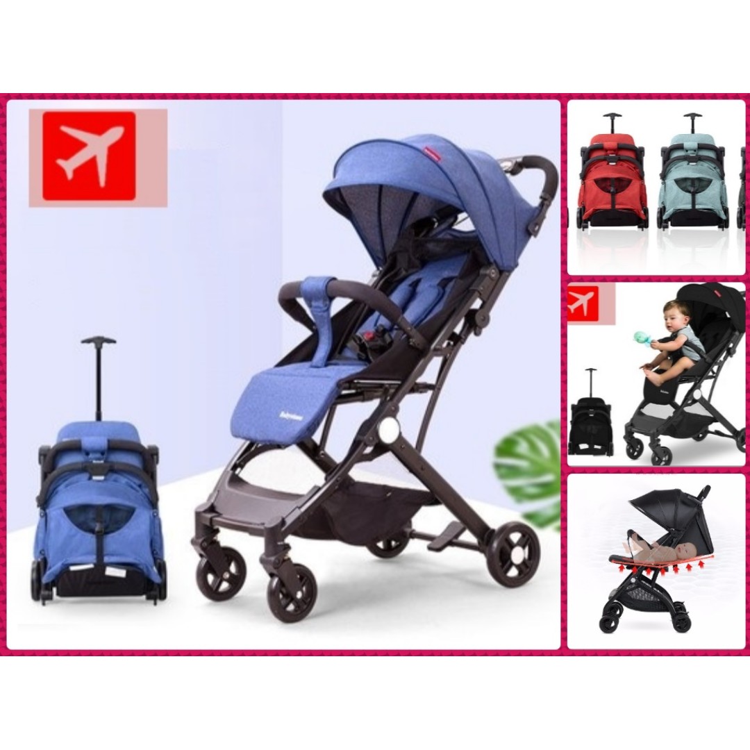 compact stroller airplane