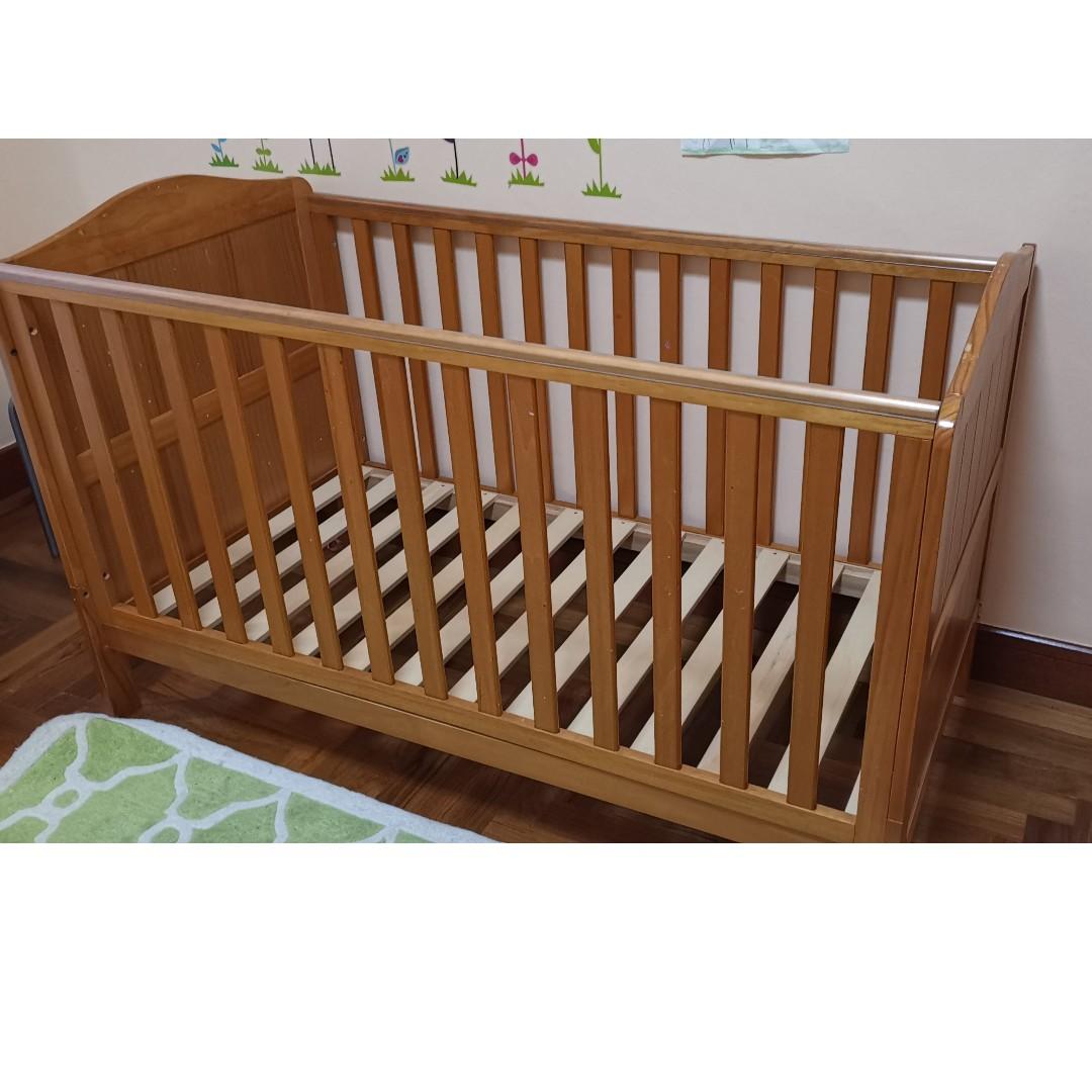 Mothercare wooden cot top